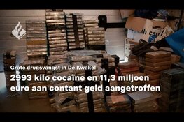 Grote drugsvangst De Kwakel 2993 kg cocaïne en 11,3 miljoen aan contanten aangetroffen