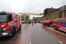 Brand op eiland Aalsmeer