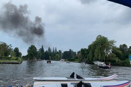 Brand aan De Kleine Brug in Aalsmeer