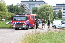 Bestelbus in brand in Schiphol-Rijk