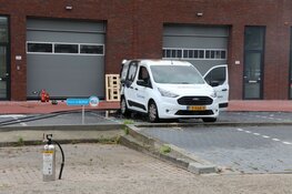 Bestelbus in brand in Schiphol-Rijk