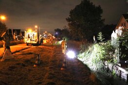 Gaslek in sloot Aalsmeer