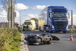 Motorrijder gewond bij glijpartij op de A200 bij Halfweg