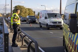 Motorrijder gewond bij glijpartij op de A200 bij Halfweg