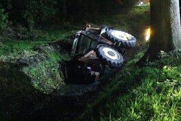 Tractorbestuurder spoorloos na ongeluk