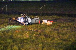 Motorrijder aangereden, veroorzaker crasht 15 km verder bij Amsterdam