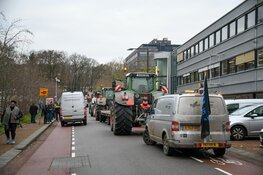 Boerenprotest op Schiphol en Mediapark