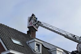 Schoorsteenbrand in Zwanenburg