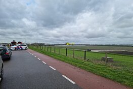 Hulpdiensten groots uitgerukt voor  gedumpte auto onderdelen in Ringvaart