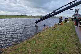 Hulpdiensten groots uitgerukt voor  gedumpte auto onderdelen in Ringvaart