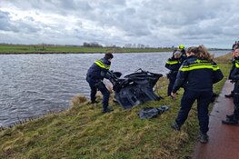 Hulpdiensten groots uitgerukt voor  gedumpte auto onderdelen in Ringvaart