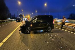 Ravage en lange file na kettingbotsing op A9 bij Spaarndam