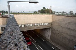Afsluiting N201 door onderhoud aan Amstelaquaduct en Waterwolftunnel