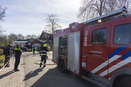 Brand in grote afvalcontainer bij DroomPark Spaarnwoude