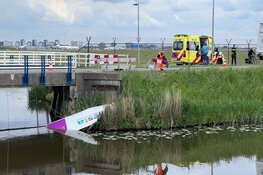 Ongeval met verhuiswagen in Lijnden