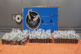 1133 kilo cocaïne onderschept en twee uithalers aangehouden