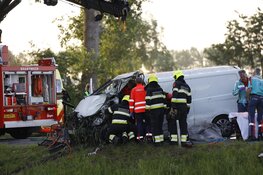 Bestelbus gecrasht in Hoofddorp