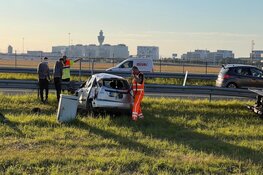 Automobilist gecrasht op A5 bij Schiphol