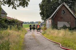 Brand in slooppand in Hoofddorp