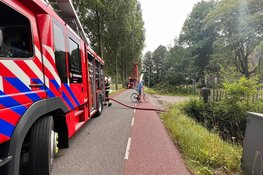 Brand in slooppand in Hoofddorp