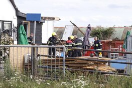 Brand in schuur van woning Vijfhuizen