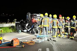 Vier gewonden bij ongeval op A4 bij Brugwetering