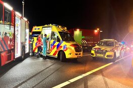 Vier gewonden bij ongeval op A4 bij Brugwetering
