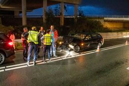 Kop-staartbotsing met veel schade op N232 in Badhoevedorp