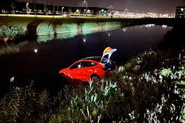 Auto te water aangetroffen in Rozenburg