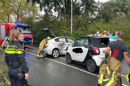 Aanrijding met drie auto&#39;s in Hoofddorp
