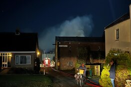 Flinke brand in leegstaand pand Lisserbroek