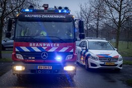 Brommer in brand gestoken bij de skatebaan in Zwanenburg
