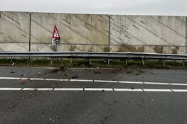 Eenzijdig ongeval op A9 bij Lijnden