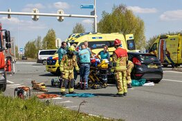 Ernstig ongeval bij Vijfhuizen, auto verliest motorblok