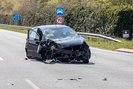 Ernstig ongeval bij Vijfhuizen, auto verliest motorblok