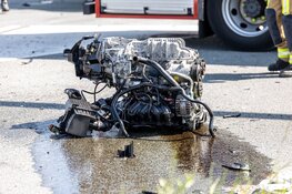 Ernstig ongeval bij Vijfhuizen, auto verliest motorblok