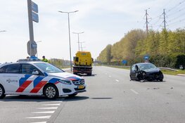 Ernstig ongeval bij Vijfhuizen, auto verliest motorblok