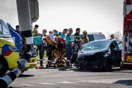 Ernstig ongeval bij Vijfhuizen, auto verliest motorblok