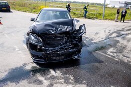 Veel schade bij ongeval Vijfhuizen