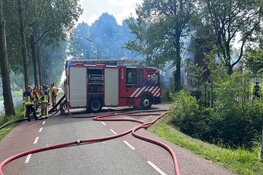 Opnieuw brand in leegstaand pand Hoofddorp, Hoofdweg afgesloten