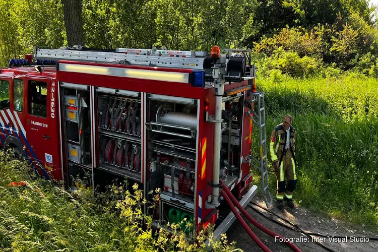Massale uitruk van brandweer: brand naast Hoge Snelheids Lijn