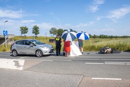 Twee personen op scooter gewond bij ongeval in Boesingheliede