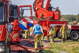 Flinke rookontwikkeling bij brand in schuur Spaarndam