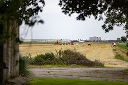 Brand in cabine van landbouwvoertuig