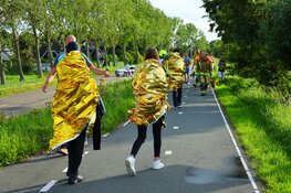 Bootje in brand in Spaarndam