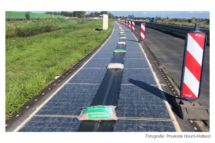 Duurzaam Zonnefietspad Schipholweg (N232) gaat 13 oktober open