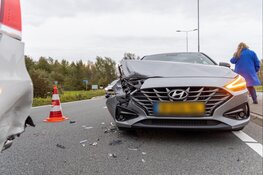 Botsing met vijf auto`s in Hoofddorp