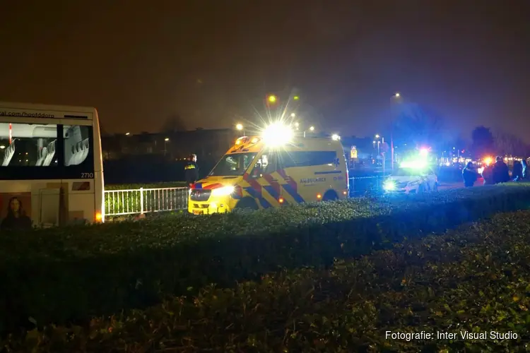 Fietser aangereden door lijnbus in Hoofddorp
