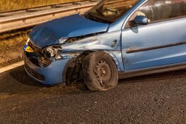 Ongeluk met twee auto's op A4 bij Badhoevedorp