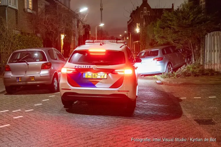Auto eindigt bijna in achtertuin in Halfweg
